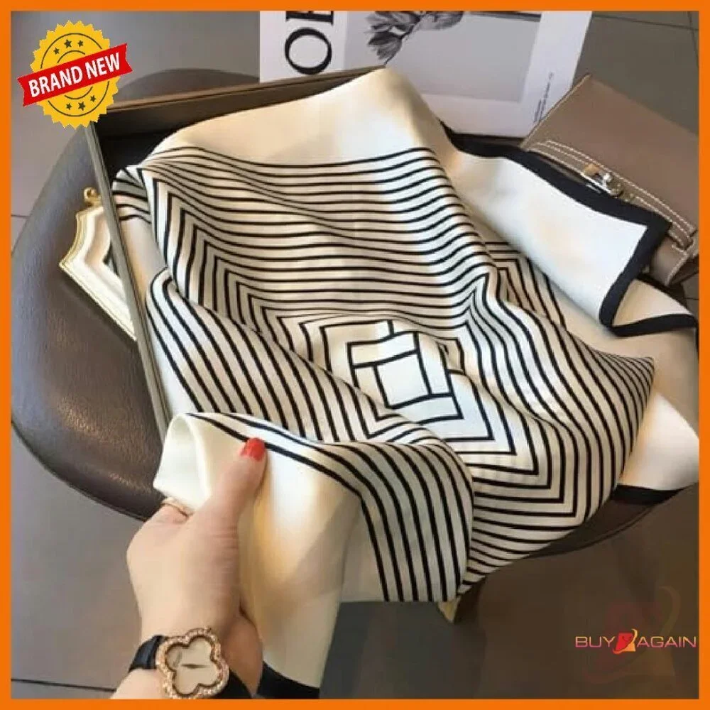 27x27 Mulberry Silk Square Scarf Versatile Headscarf Neckerchief